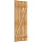 Ekena Millwork Joined Board-n-Batten Shutters w/Z-Bar, Rough Sawn Western Red Cedar, 21 1/2W x 47H, PR RBJ06Z21X047RWR - alternate 5